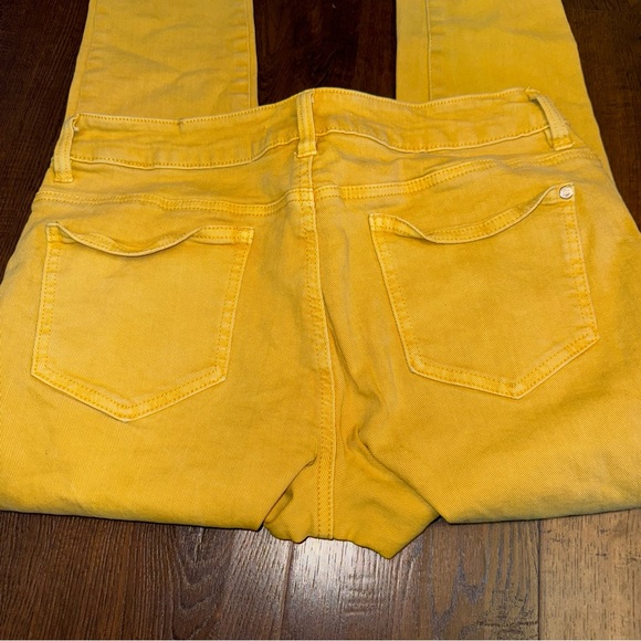 Cato Denim Yellow Distressed Skinny Jeans - - Picture 3 of 9
